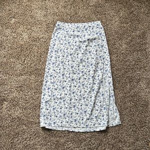Forever 21 floral midi skirt